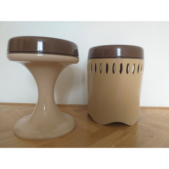 Image 1 of Paar mid century krukjes Emsa, West-Duitsland 1970