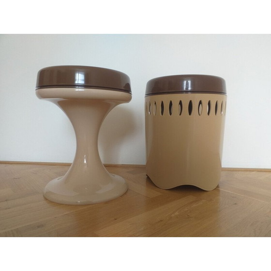 Image 1 of Paar mid century krukjes Emsa, West-Duitsland 1970