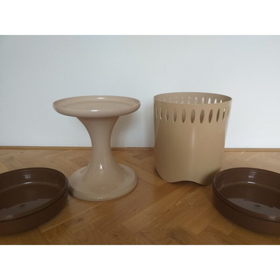 Image 1 of Paar mid century krukjes Emsa, West-Duitsland 1970