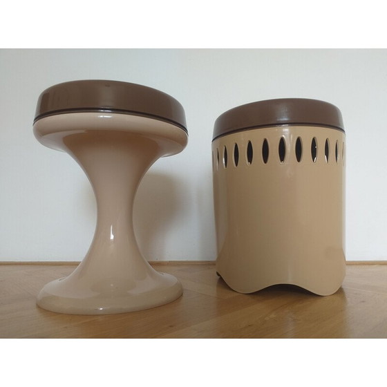 Image 1 of Paar mid century krukjes Emsa, West-Duitsland 1970