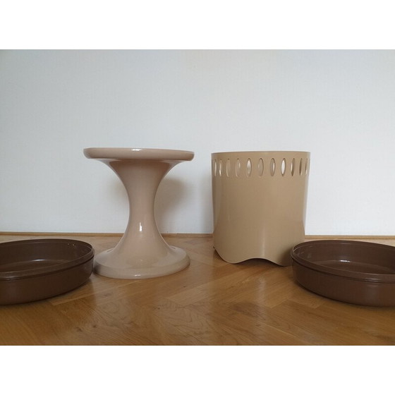 Image 1 of Paar mid century krukjes Emsa, West-Duitsland 1970