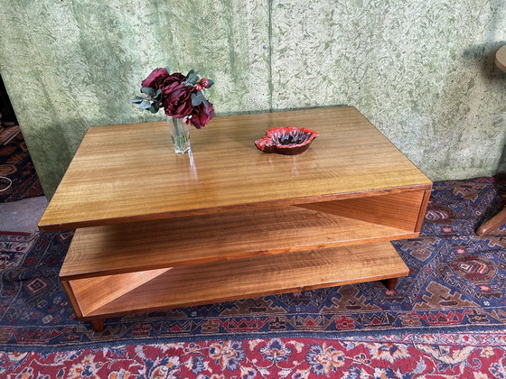 Image 1 of Mid century retro vintage teak salontafel 1960