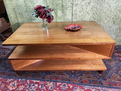 Mid century retro vintage teak salontafel 1960