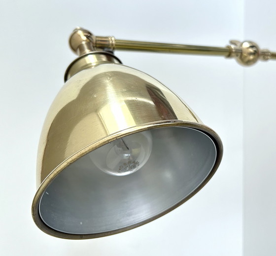 Image 1 of Vintage messing wandlamp