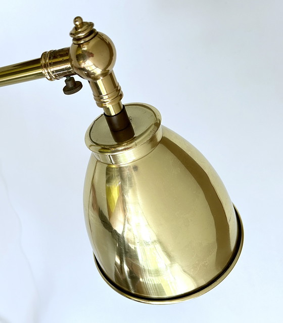 Image 1 of Vintage messing wandlamp