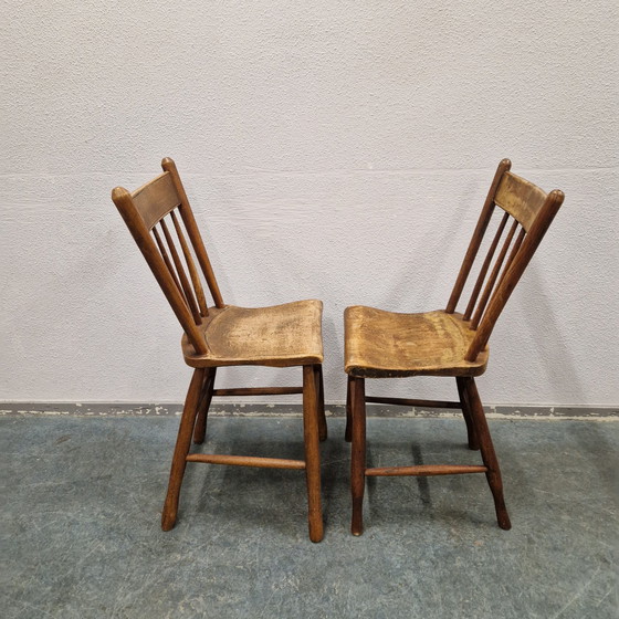 Image 1 of 2 Antieke Stoelen Van Voor 1900 Dressboy