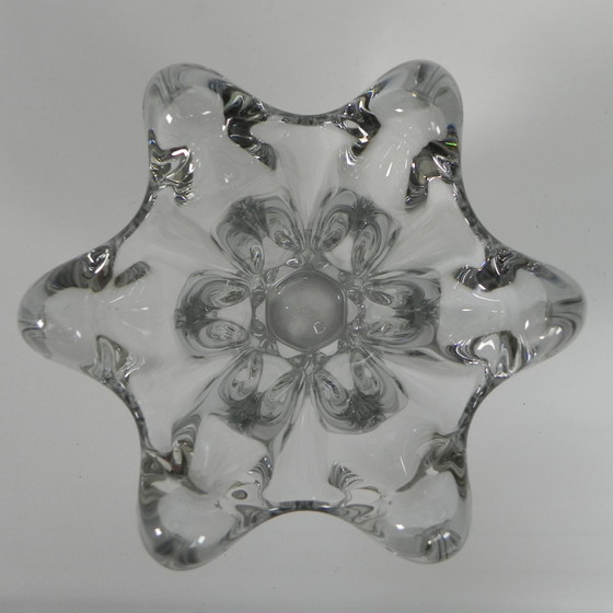 Image 1 of Kristallen Vaas Art Vannes France, 27 Cm Hoog, Jaren 50