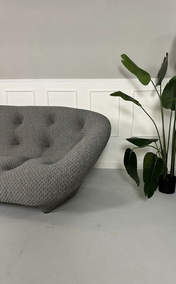 Image 1 of Ligne Roset Ploum 2 design bank grijs bankstel 4 zits