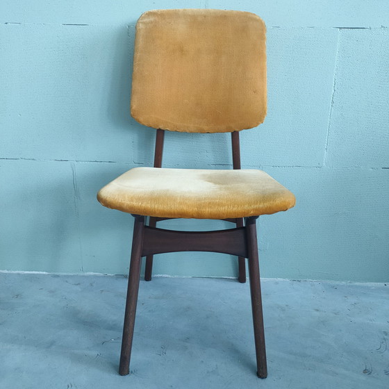 Image 1 of 2 Vintage Teak Jaren 50 Keukenstoelen