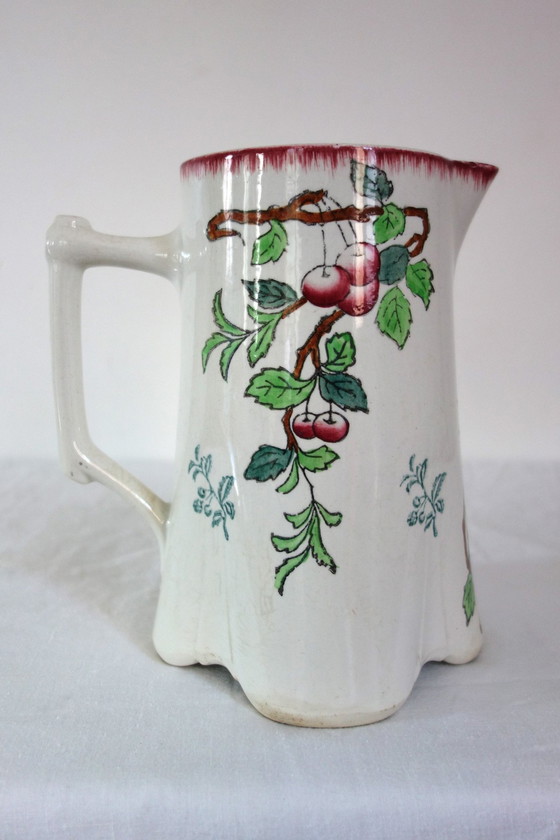 Image 1 of Vintage Longwy Montmorency toiletkast Begin 20e eeuw