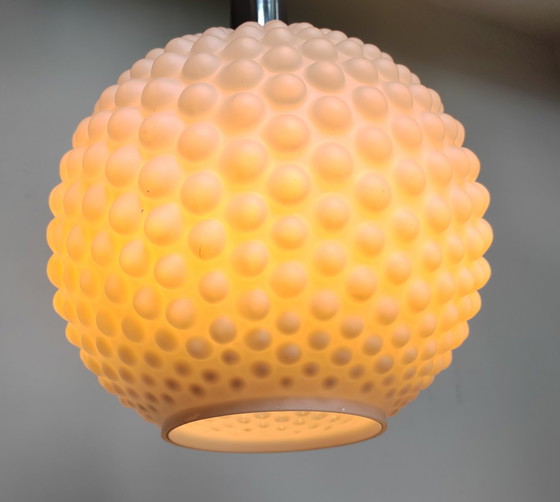 Image 1 of 1970 Opaline space age lamp 