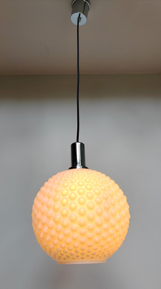 Image 1 of 1970 Opaline space age lamp 