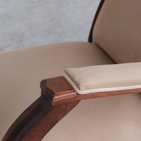 Image 1 of Paar Art Deco Franse vintage fauteuils, jaren 1930