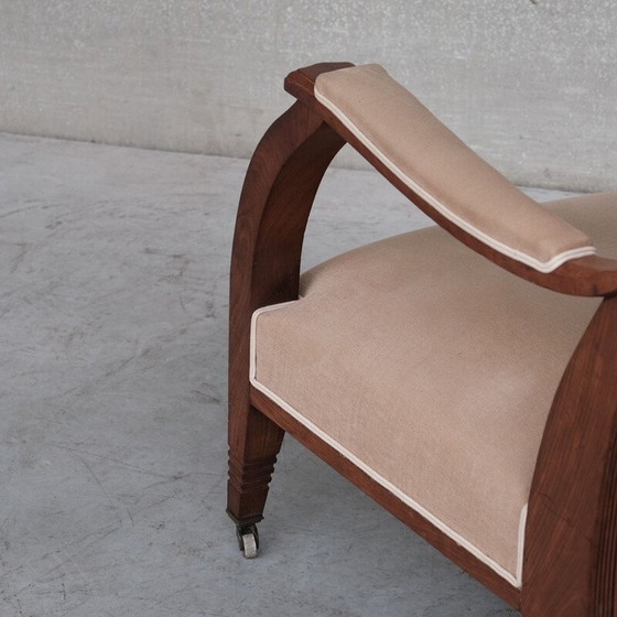 Image 1 of Paar Art Deco Franse vintage fauteuils, jaren 1930