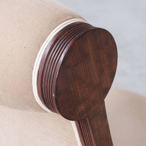 Image 1 of Paar Art Deco Franse vintage fauteuils, jaren 1930