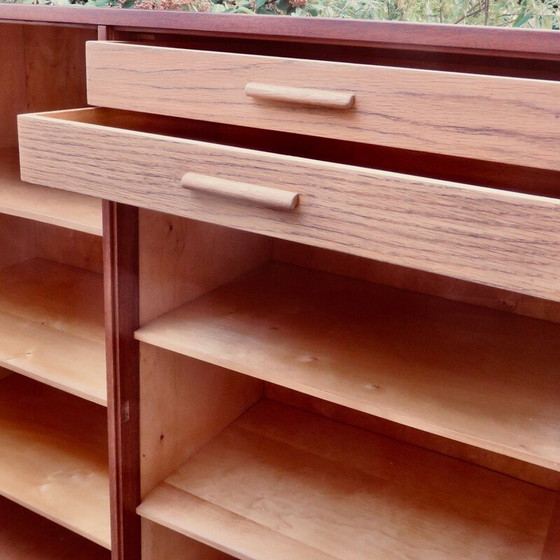 Image 1 of Vintage esdoorn en eiken servieskast, Denemarken 1950