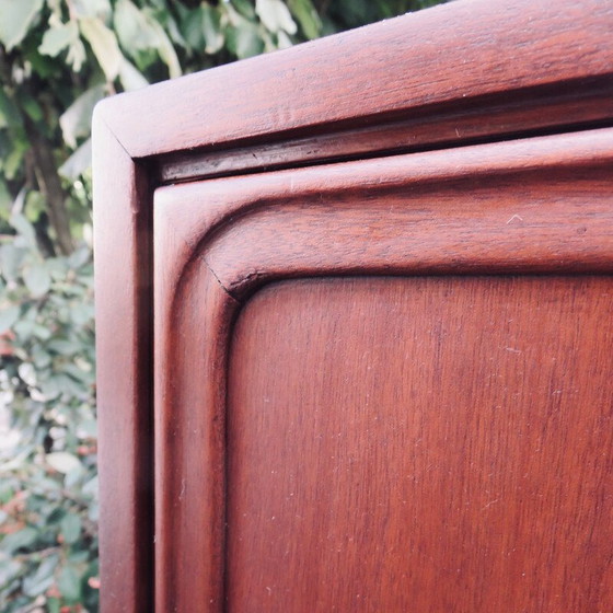 Image 1 of Vintage esdoorn en eiken servieskast, Denemarken 1950