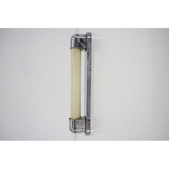 Image 1 of Vintage chromen wandlamp, Tsjecho-Slowakije 1930
