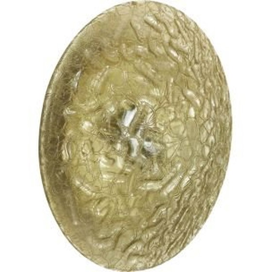 Image 1 of Vintage wandlamp van glas en metaal voor Doria Lights, Duitsland 1970