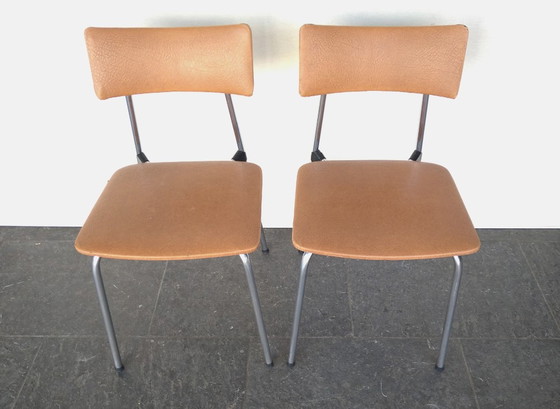 Image 1 of 2X Vintage Stoelen ( Set )