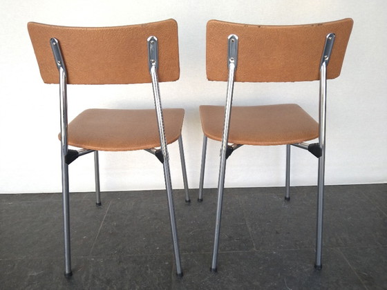 Image 1 of 2X Vintage Stoelen ( Set )