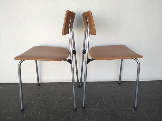 Image 1 of 2X Vintage Stoelen ( Set )