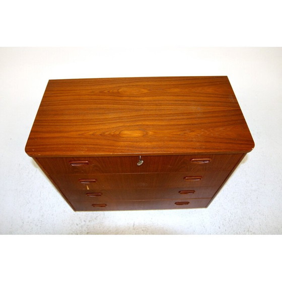 Image 1 of Vintage ladekast van teak en beuken, Zweden 1960