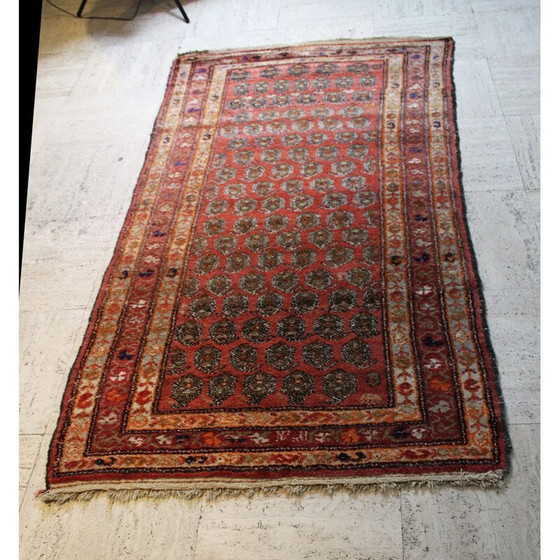 Image 1 of Vintage Perzisch tapijt Sarouk mir van scheerwol
