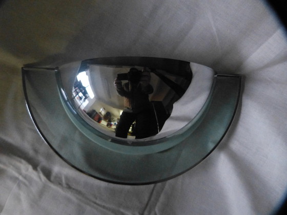 Image 1 of 6x Hustadt wandlampen chroom acryl