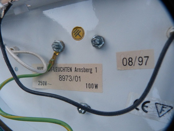 Image 1 of 6x Hustadt wandlampen chroom acryl