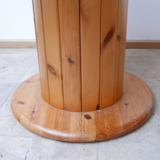 Image 1 of Grenen Mid Century Nederlandse eettafel, 1970