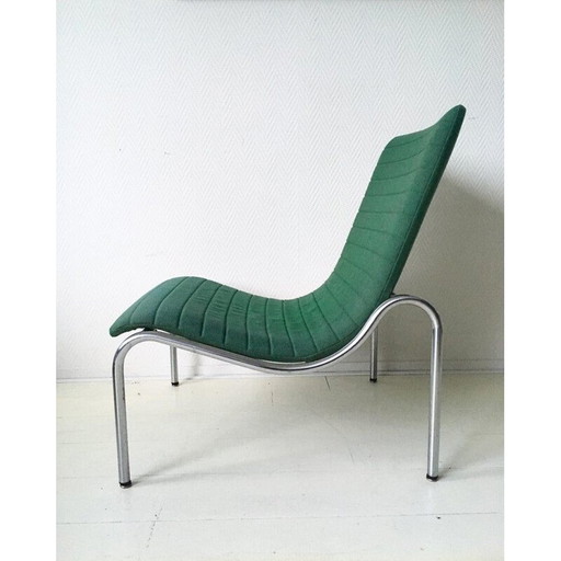 Vintage fauteuil model 703 groen van Kho Liang Ie voor Stabin Holland, 1968