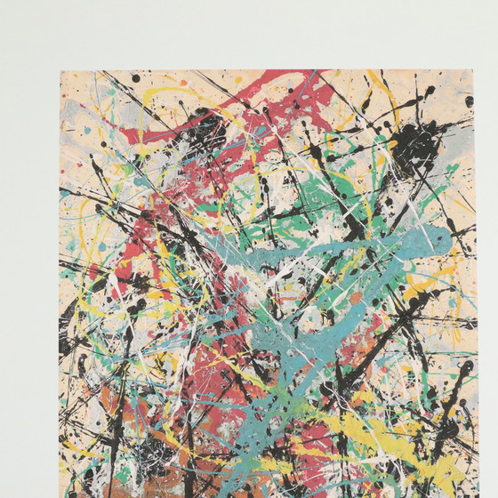 Image 1 of Offset Litho Naar Jackson Pollock Action Painting 67/300