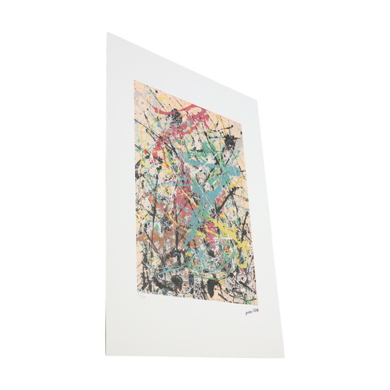 Image 1 of Offset Litho Naar Jackson Pollock Action Painting 67/300