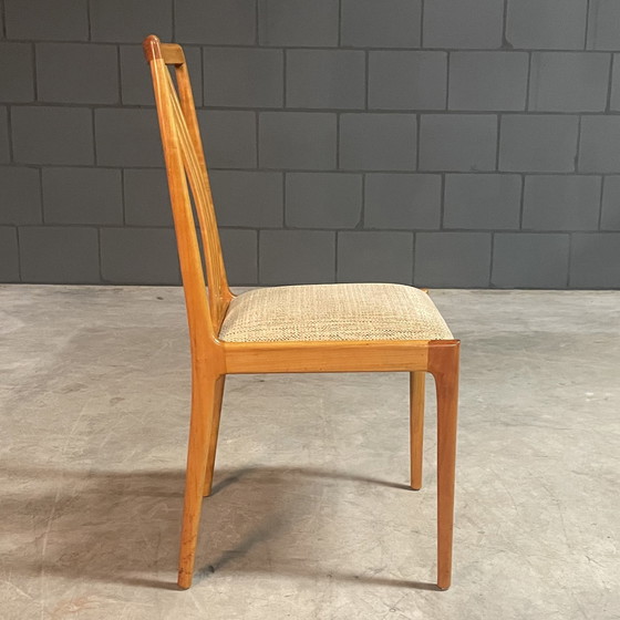 Image 1 of Set van 6 eetkamerstoelen – Lübke – jaren 70