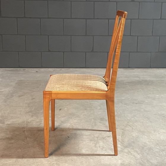 Image 1 of Set van 6 eetkamerstoelen – Lübke – jaren 70