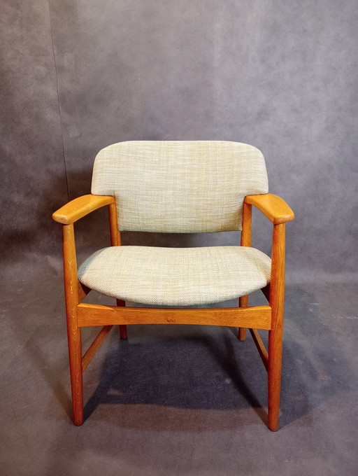 Larsen & Madsen fauteuil, Vintage Scandinavisch 1960S