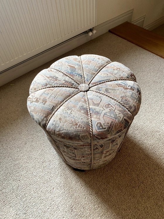 Image 1 of Art Deco Footstool/ Tabouret