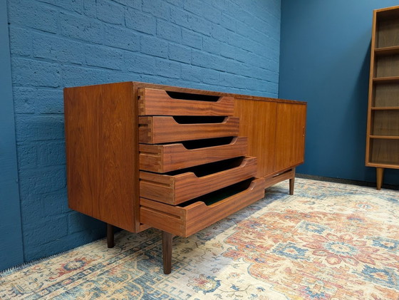 Image 1 of Vintage Teak Lowboard, Deens Design Uit De Jaren ´60