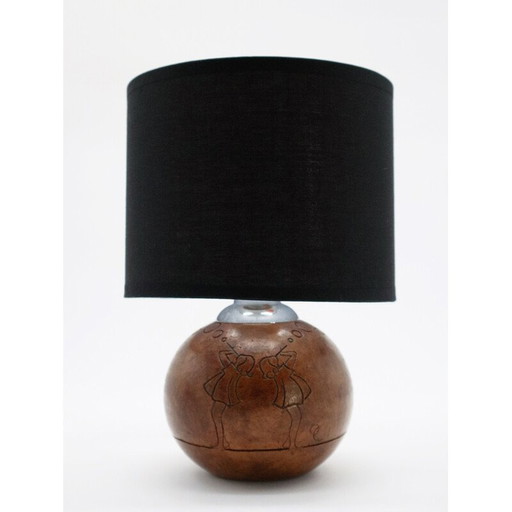 Vintage Art-Deco lamp van keramiek, 1930