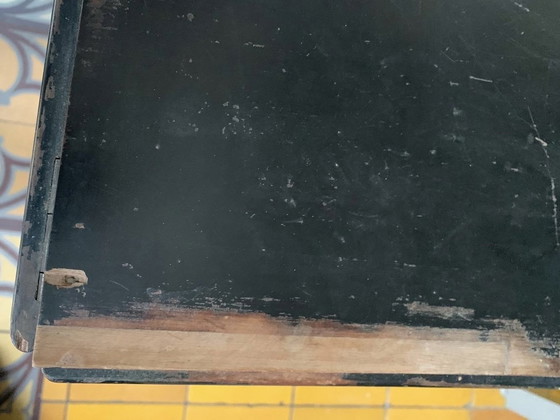 Image 1 of Antiek Biedemeier Klaptafel Tafel Bijzettafel Ca 1860