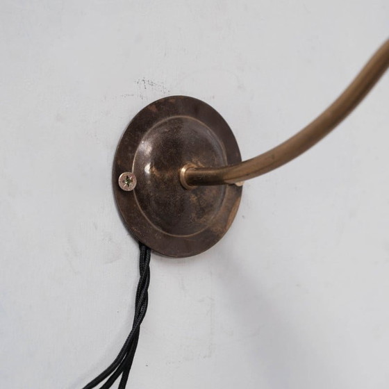 Image 1 of Paar vintage Mercurius glazen wandlampen, Frankrijk 1930