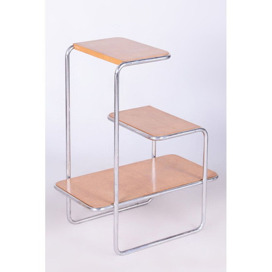 Image 1 of Paar vintage Bauhaus planken van Arnošt Beck voor Robert Slezák, Tsjecho-Slowakije 1930