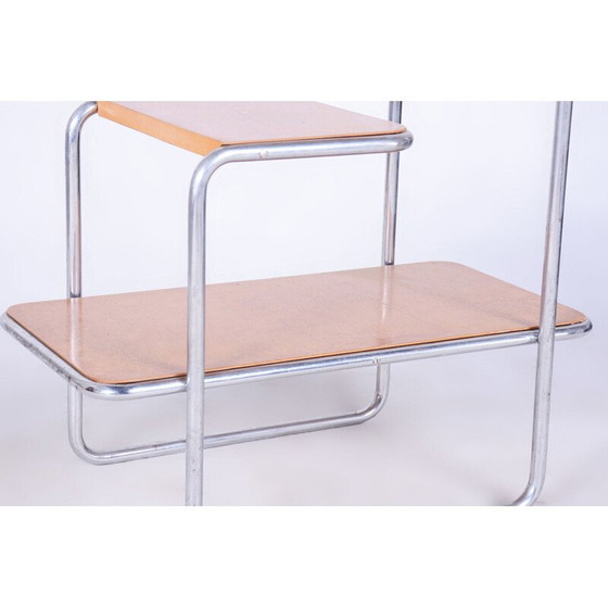 Image 1 of Paar vintage Bauhaus planken van Arnošt Beck voor Robert Slezák, Tsjecho-Slowakije 1930