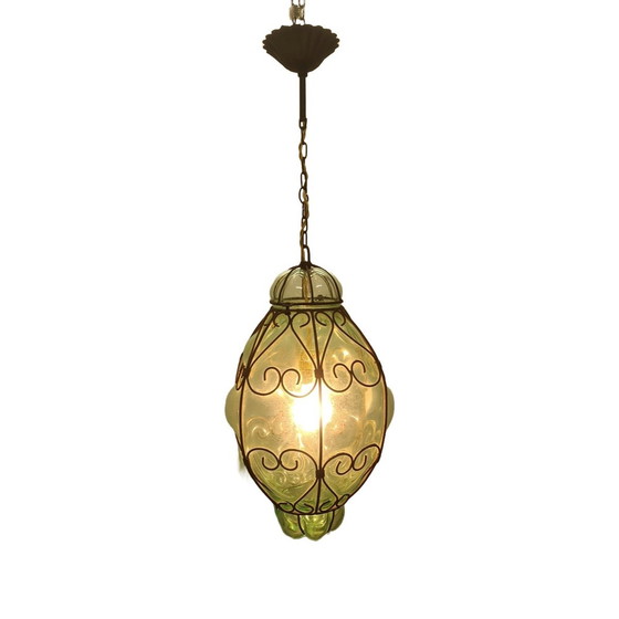 Image 1 of Vintage Venetiaanse Murano Hanglamp, Jaren 60/70