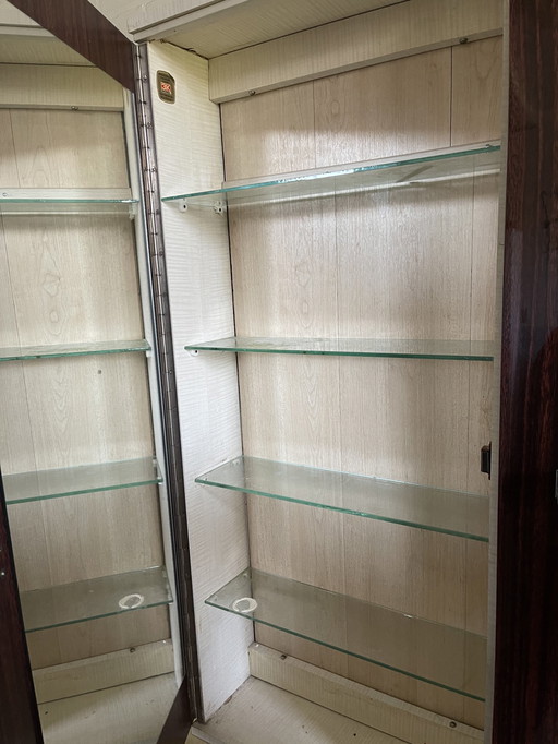 Dressoir Vintage Spiegelkast Met Wasbox 3K Duits