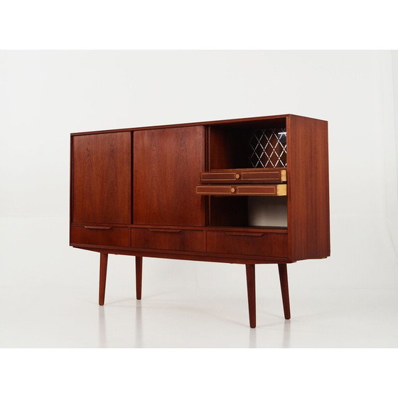 Image 1 of Vintage teakhouten highboard van E.W. Bach, jaren 1960