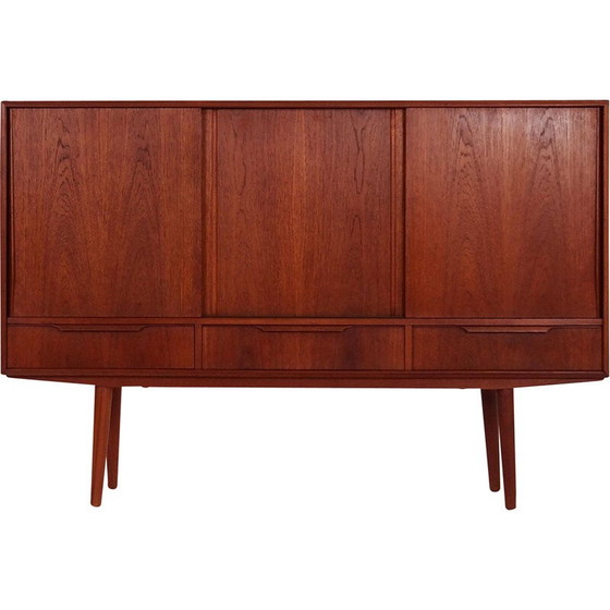 Image 1 of Vintage teakhouten highboard van E.W. Bach, jaren 1960