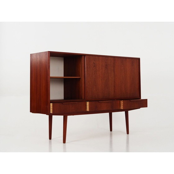 Image 1 of Vintage teakhouten highboard van E.W. Bach, jaren 1960