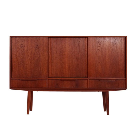 Image 1 of Vintage teakhouten highboard van E.W. Bach, jaren 1960